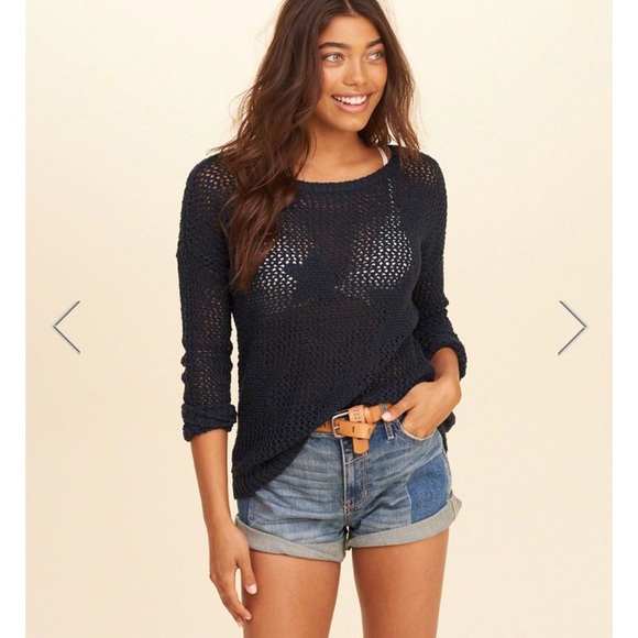 Hollister Open Stitch Star Sweater - Picture 3 of 6